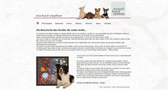 Desktop Screenshot of mensch-hund-systeme.de